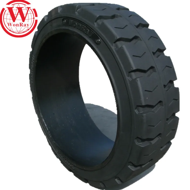 

Cushion Press On Band Forklift Solid Rubber Tires Size 21x7x15 16x6x10-1/2