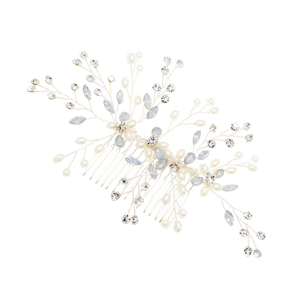 

1pc Elegant Hair Comb Bridal Rhinestone Headdress Wedding Hair Accessories