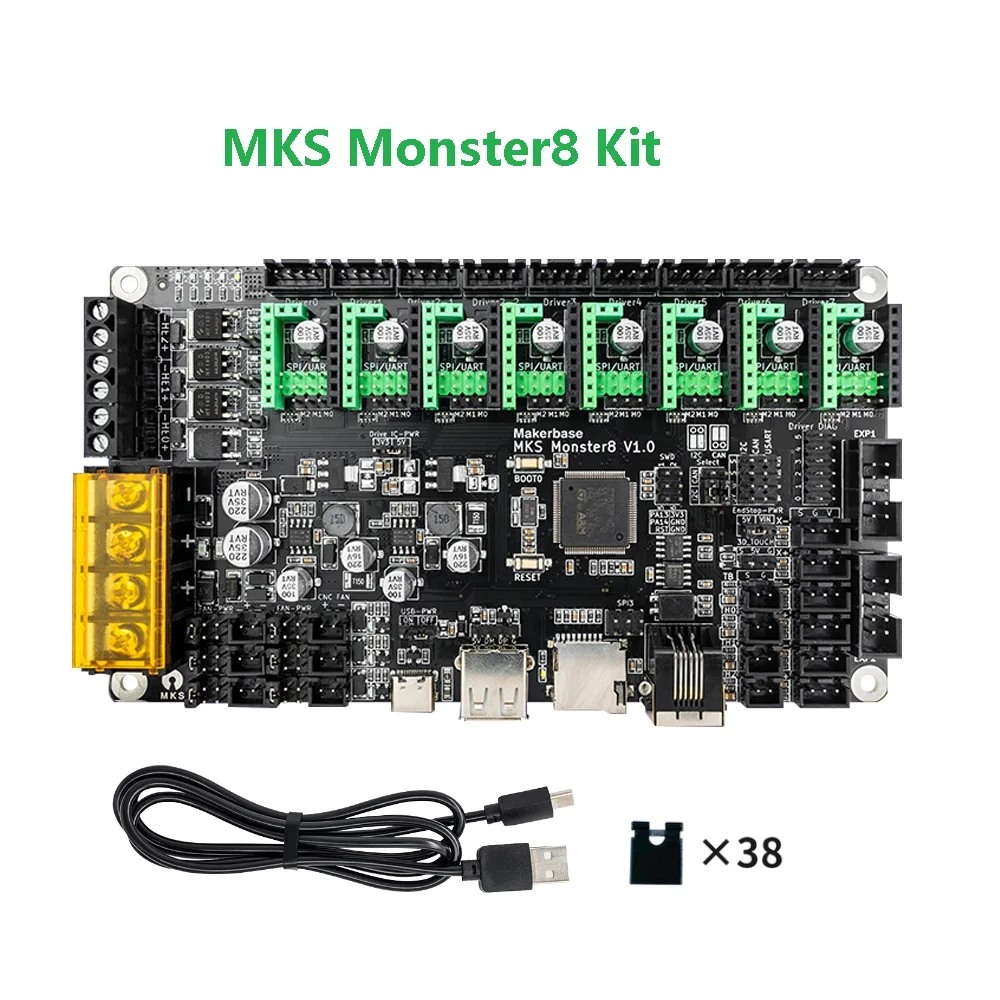 Makerbase MKS Monster8 комплект 32-битная плата управления материнская Запчасти для