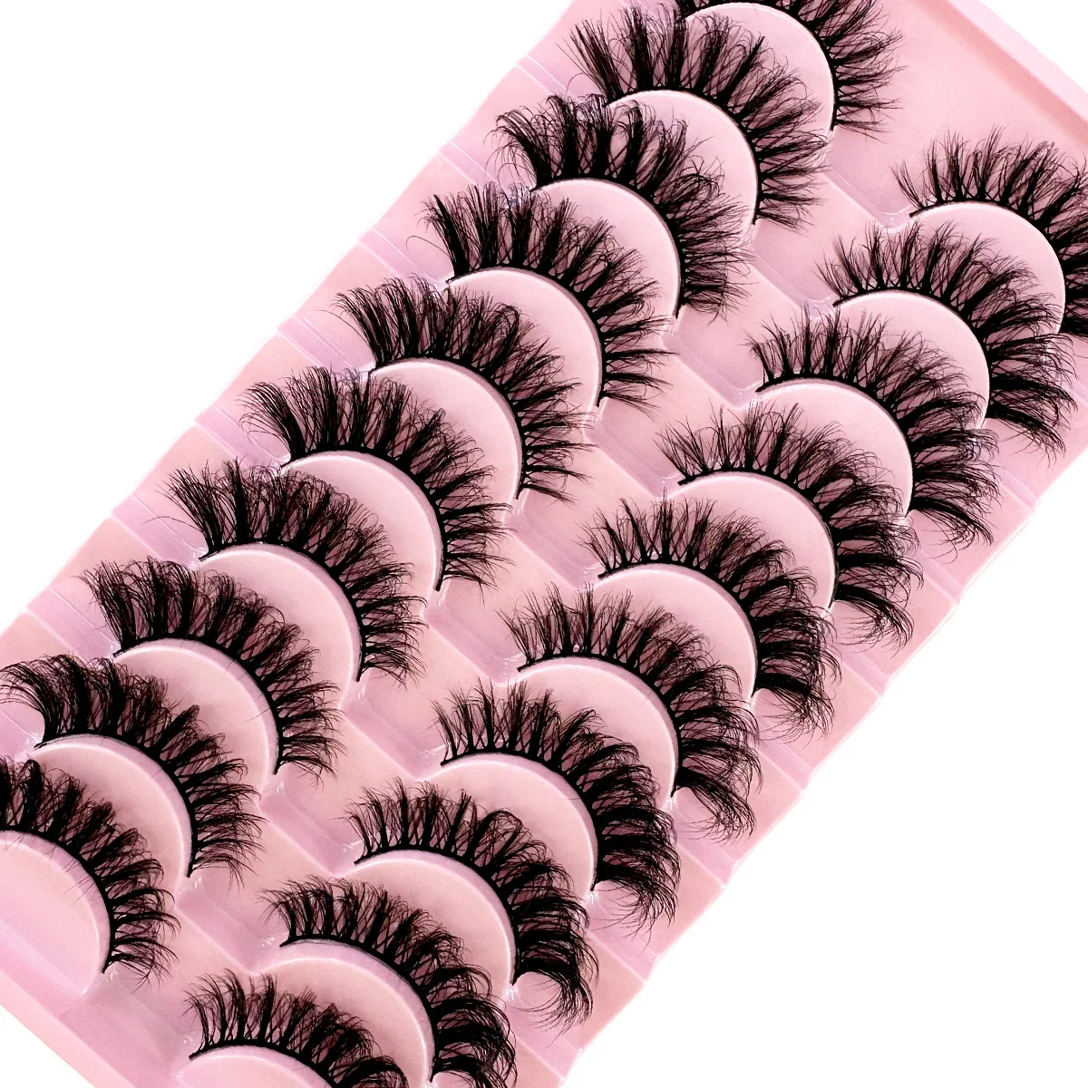 Новые 10 пар 8D норковые ресницы из натуральной норки накладные эффектный объем