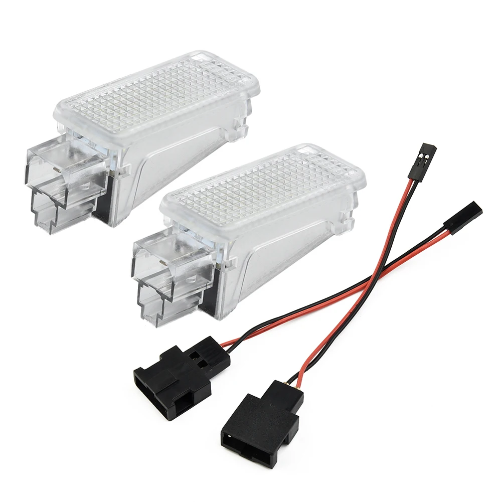 

2 шт. светодиодные фонари багажника для Skoda Octavia для Fabia Superb для Roomster Kodiaq, лампа для внутреннего хранения багажа