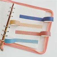 5 meters ins retro lattice and paper tape simple diary hand account material sticker decal tape stationery tape hand tear tape