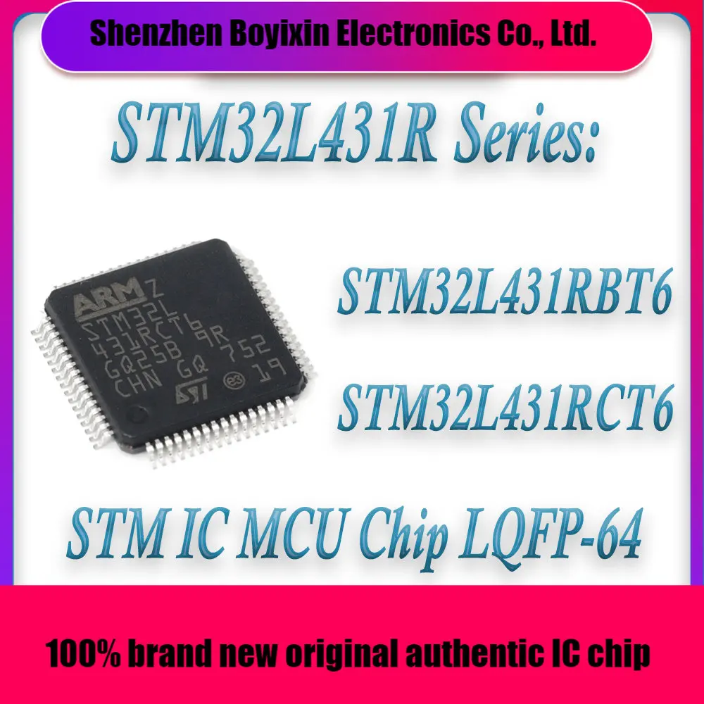 

STM32L431RBT6 STM32L431RCT6 STM32L431RB STM32L431RC STM32L431R STM32L431 STM32L STM32 STM IC MCU Chip LQFP-64