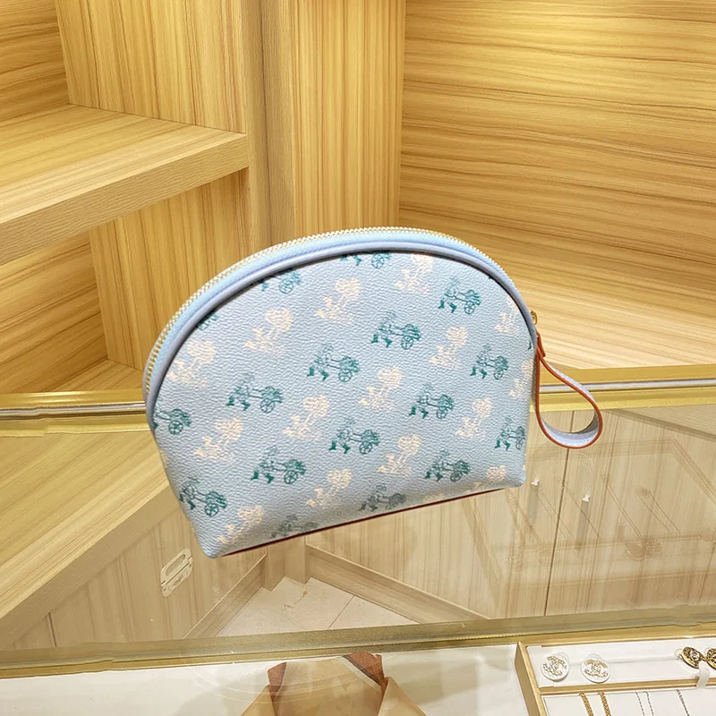 2023 New High Quality Original Female Hand Bag Fashion Cartoon Creative Retro Zip Storage Bag Makeup Bag Coin Purse And Handbags