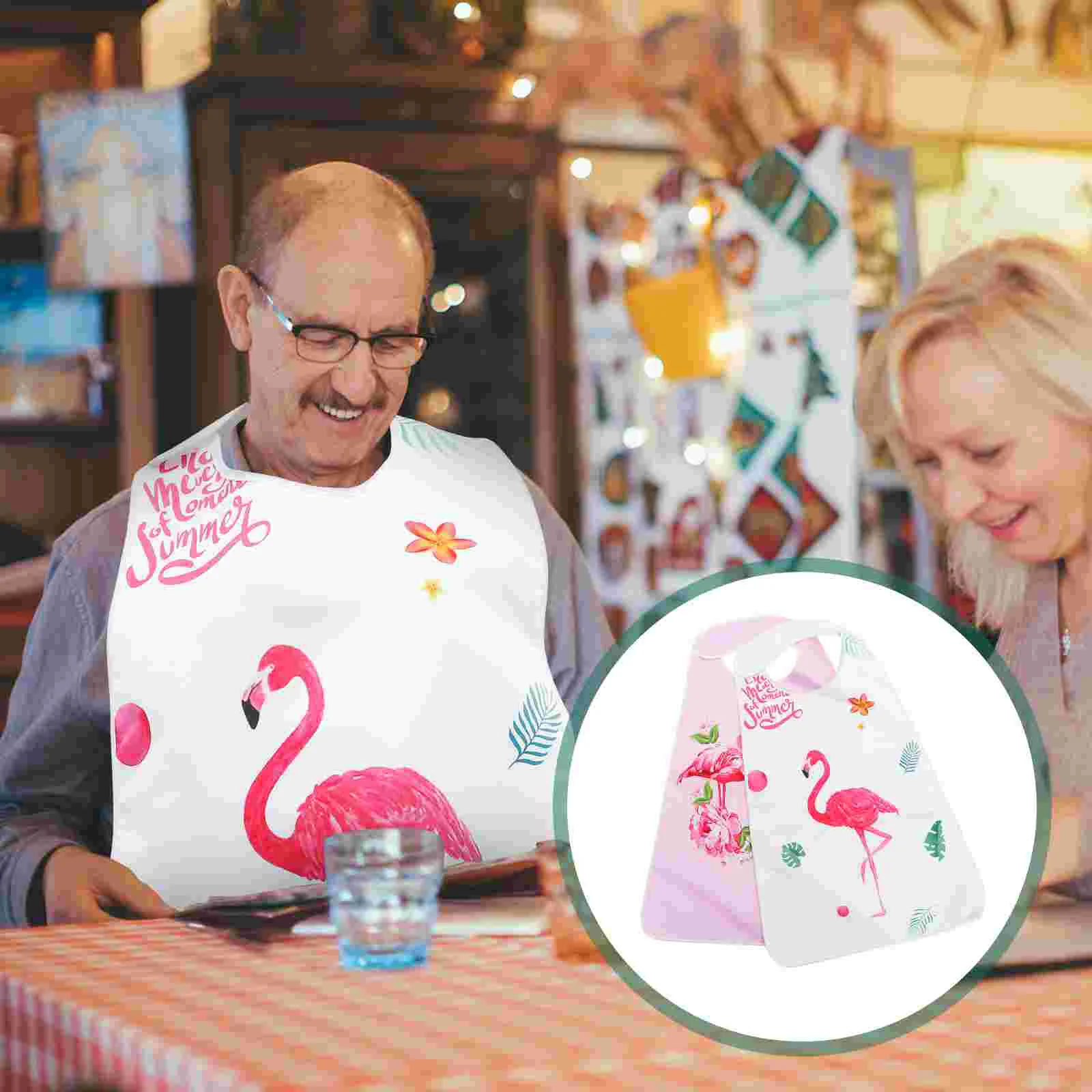 

Protective Agent Elder Eating Bib Clothing Protector Meal Saliva Towel Adult Apron Aprons Dirty-resistant
