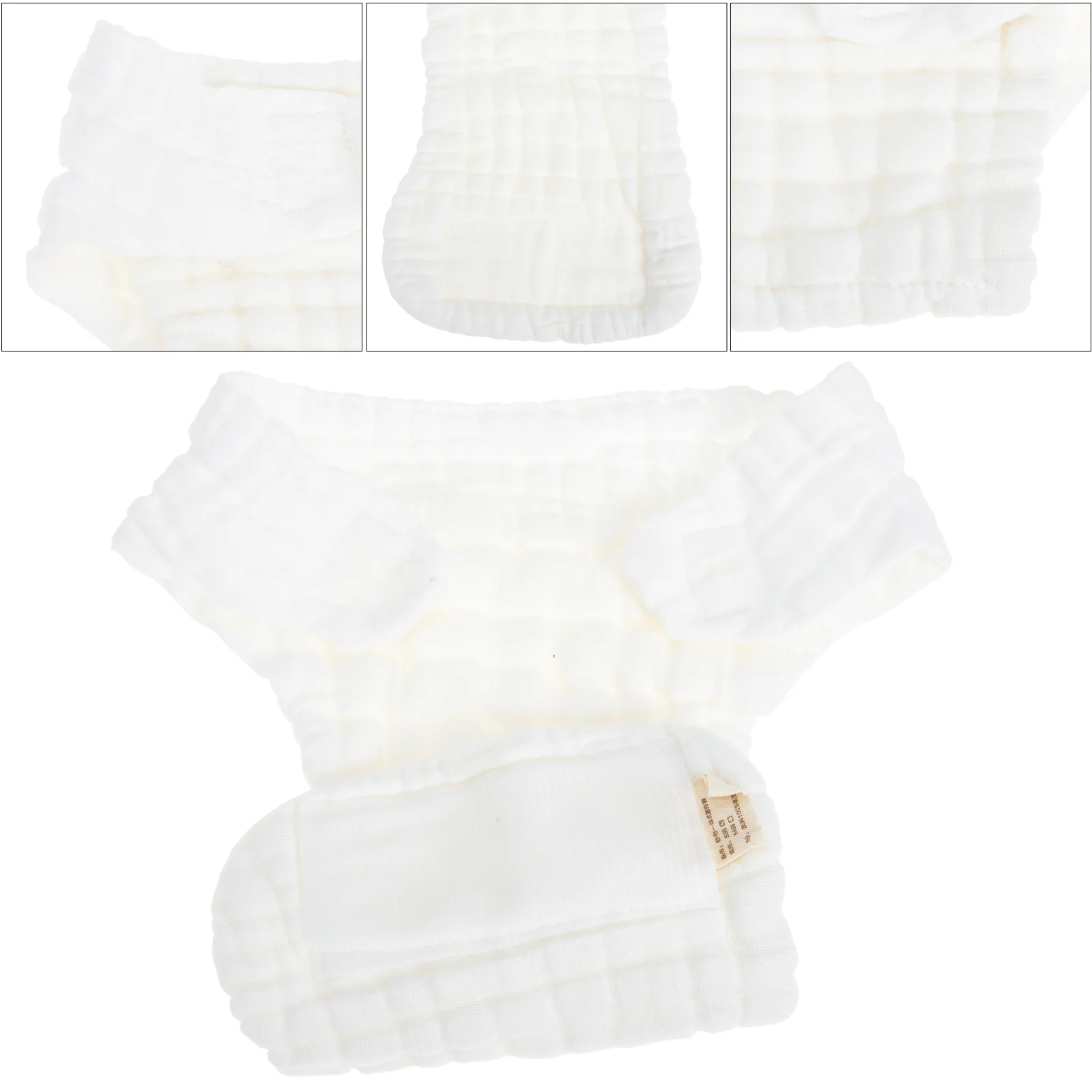 

5 Pcs Diaper Organic Diapers Reusable Baby Mustard Newborn Cloth Pure Cotton Toddler Washable