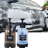 2l hand held car wash foam watering can air pressure sprayer plastic disinfection water bottle auto cleaning accessories