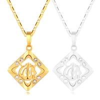wangaiyao new fashion temperament diamond flame pendant necklace gold copper chain accessories womens clavicle chain