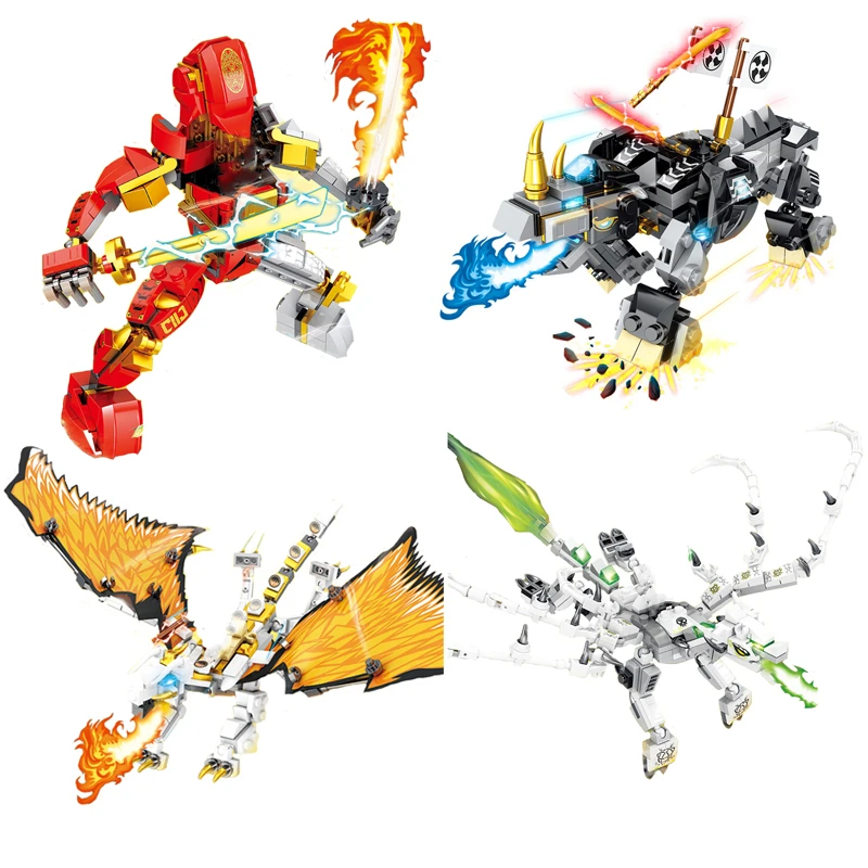 

Ninja Dragon Knight Model KAI JAY ZANE Figures Building Blocks Kids Toys Bricks Gift for Children Boys