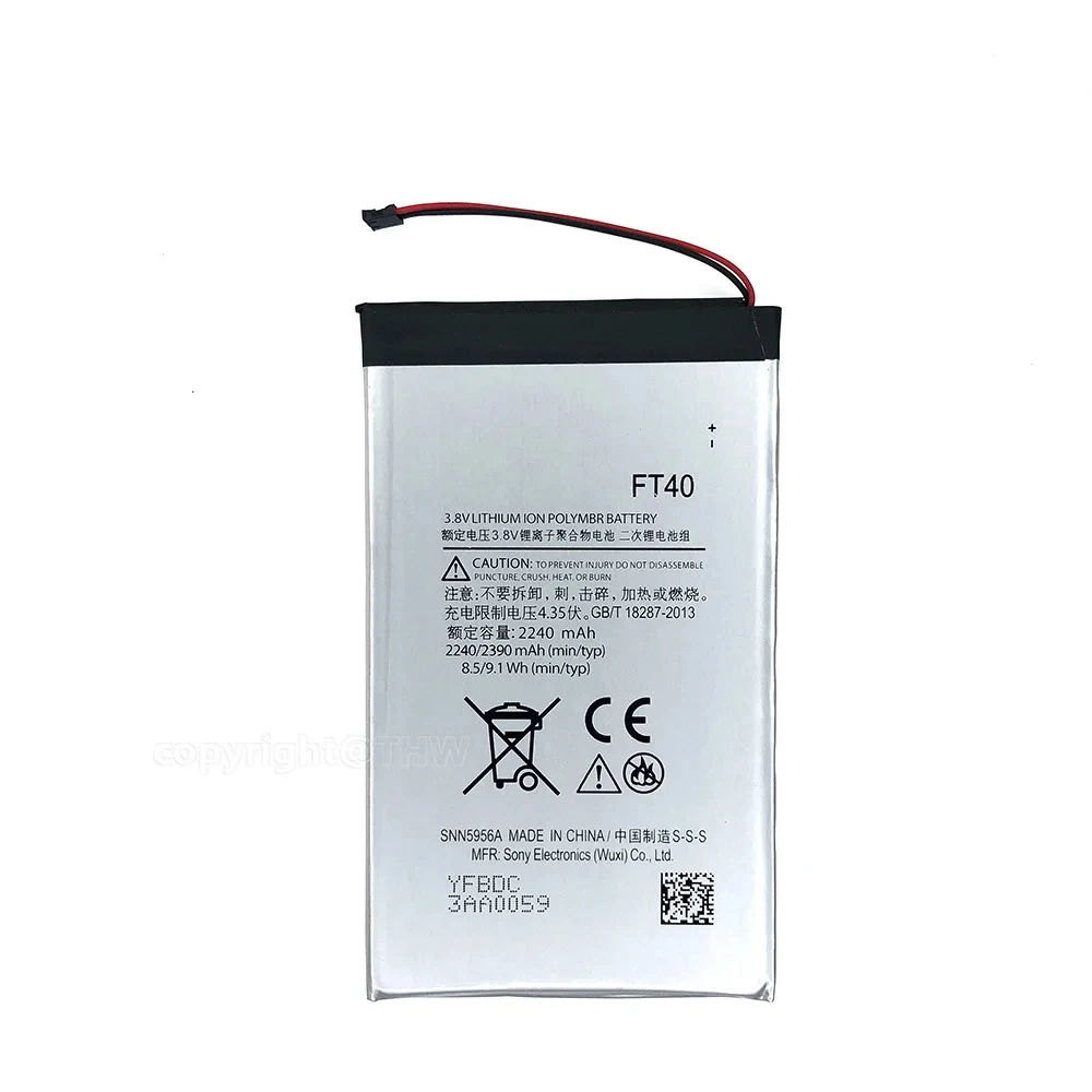 100% Новый оригинальный аккумулятор для телефона 2240 мАч FT40 Motorola Moto E 2nd E2 XT1526 1528 XT1063