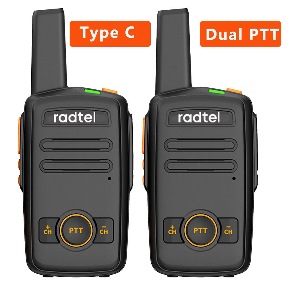 

Портативная мини-рация PTT Radtel RT519A, 400-470 МГц