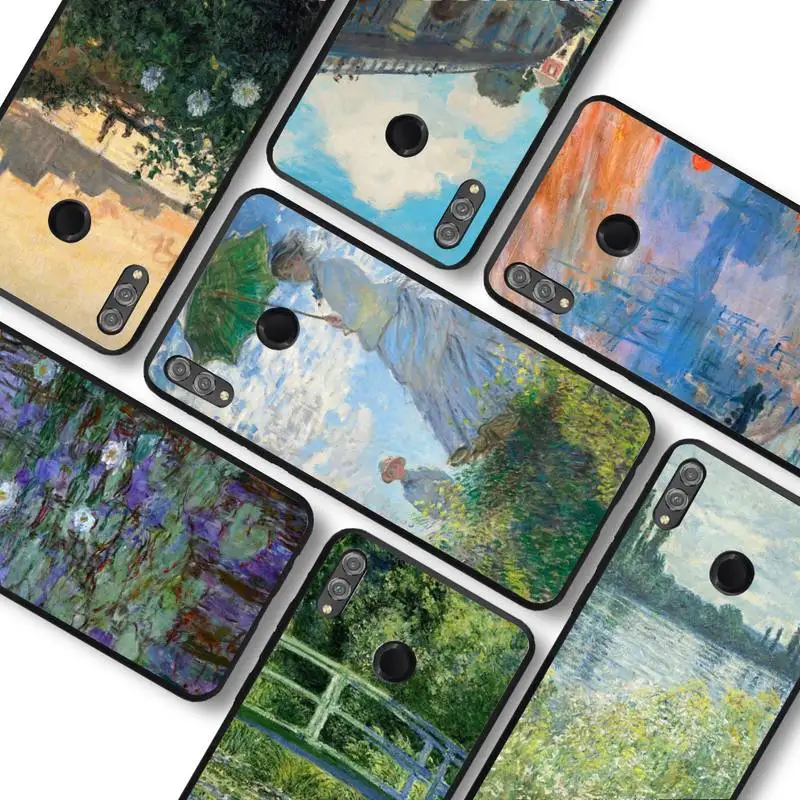 

Claude Monet Phone Case For Huawei Honor 10 lite 9 20 7A pro 9X pro 30 pro 50 pro 60 pro 70 pro plus