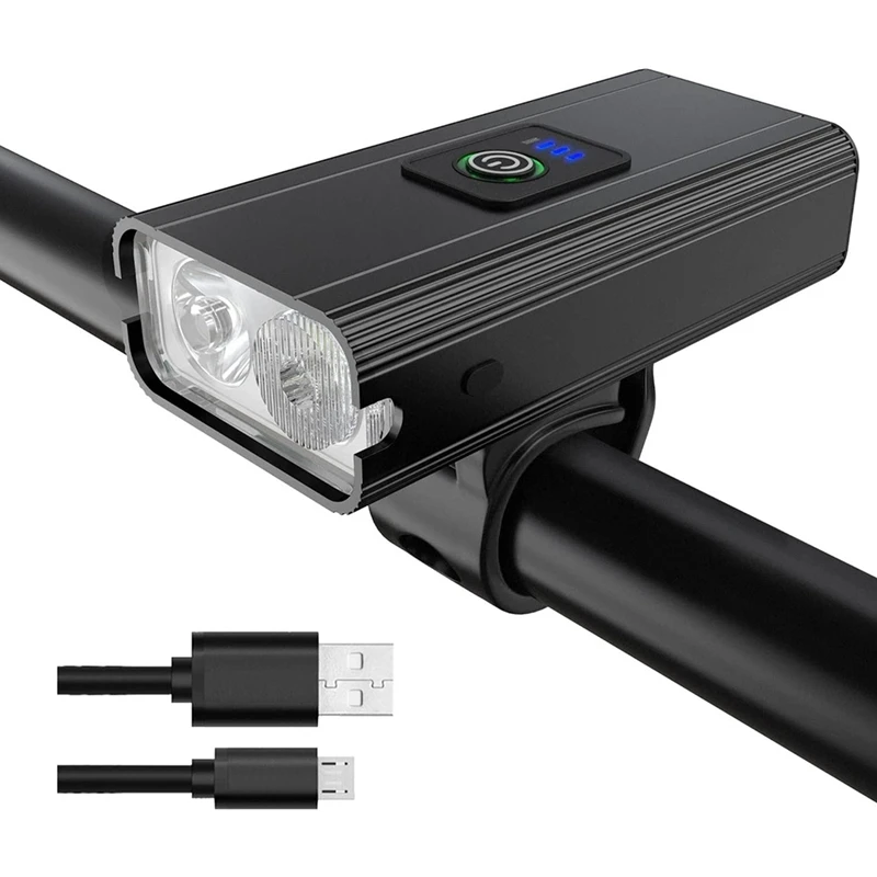 

Bike Front Light Rechargeable 800 Lumens With 4 Hours Runtime Bicycle Accessories