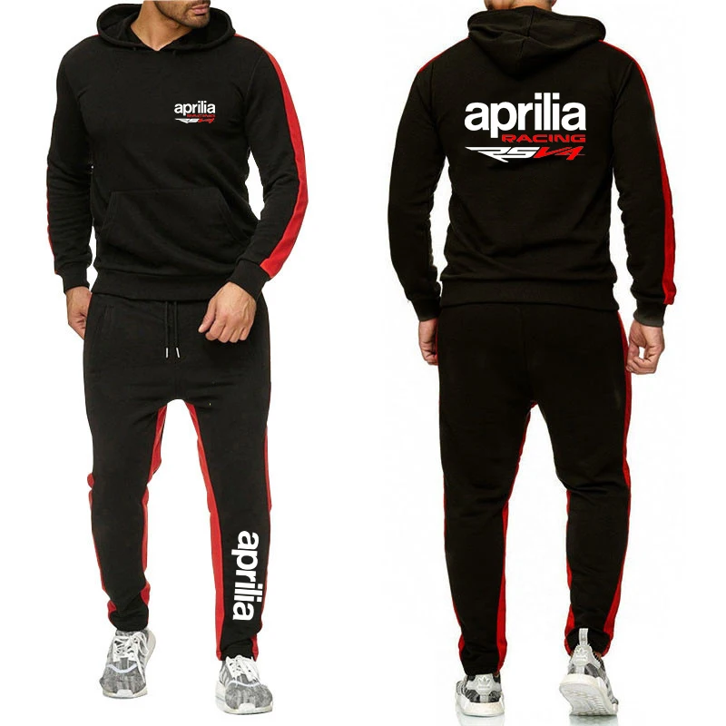 

Aprilia Racing RSV4 2022 Sweatshirts Men Hoodie Sweatpants Male Cotton Trousers Casual Customize Pullover Suit clothes