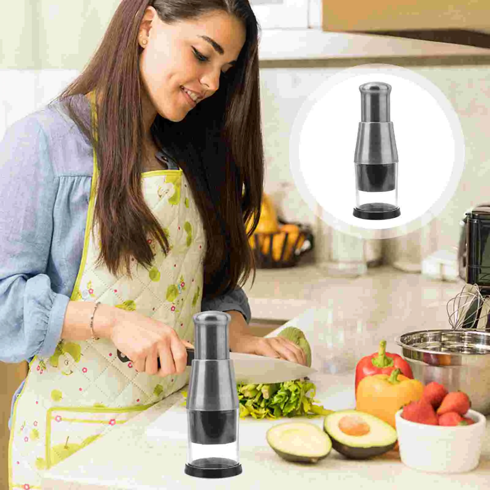 Измельчитель овощей Ручной пресс для чеснока Пресс измельчения Легко чистится