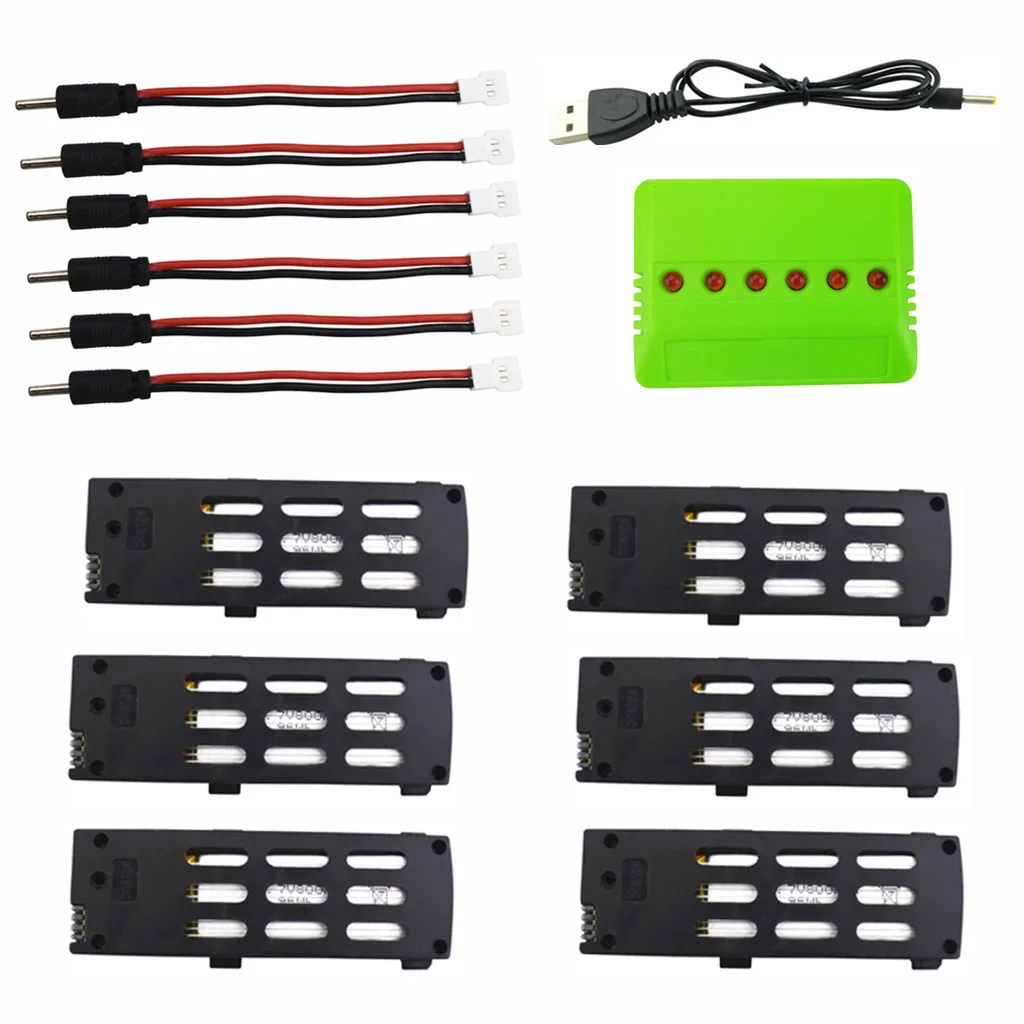 

3.7V 800mAh Lithium Battery With Charger For A15 A15H Folding Four Axis Aircraft Accessories Remote Control UAV Battery