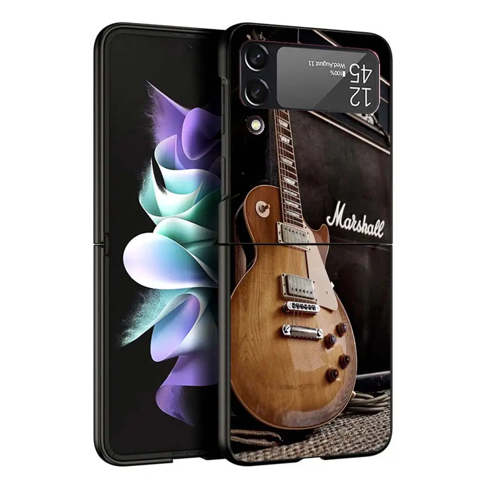 Твердый чехол для телефона из поликарбоната с музыкальной скрипкой и гитарой