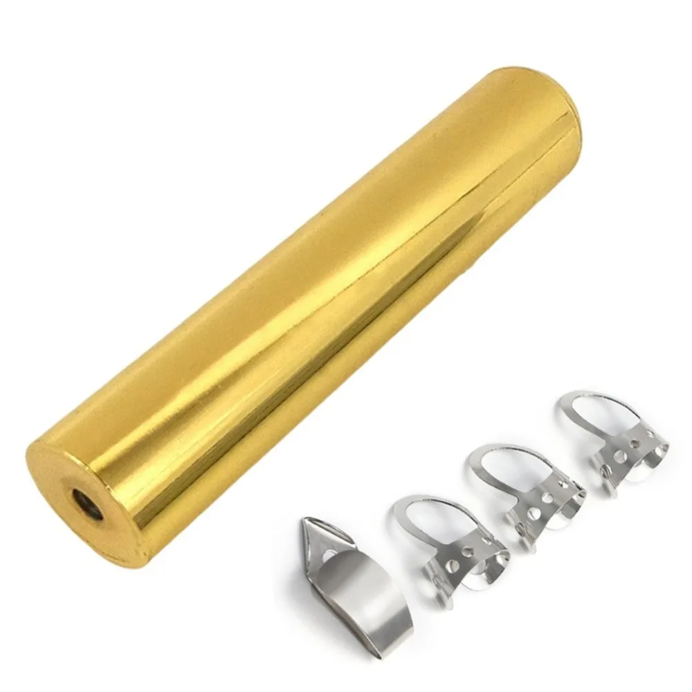 

Anti-corrosion Electric Guitar Sound Stick Smooth Accessory Hawaiian Guitar Tonebar Stainless Steel Guitar Stick