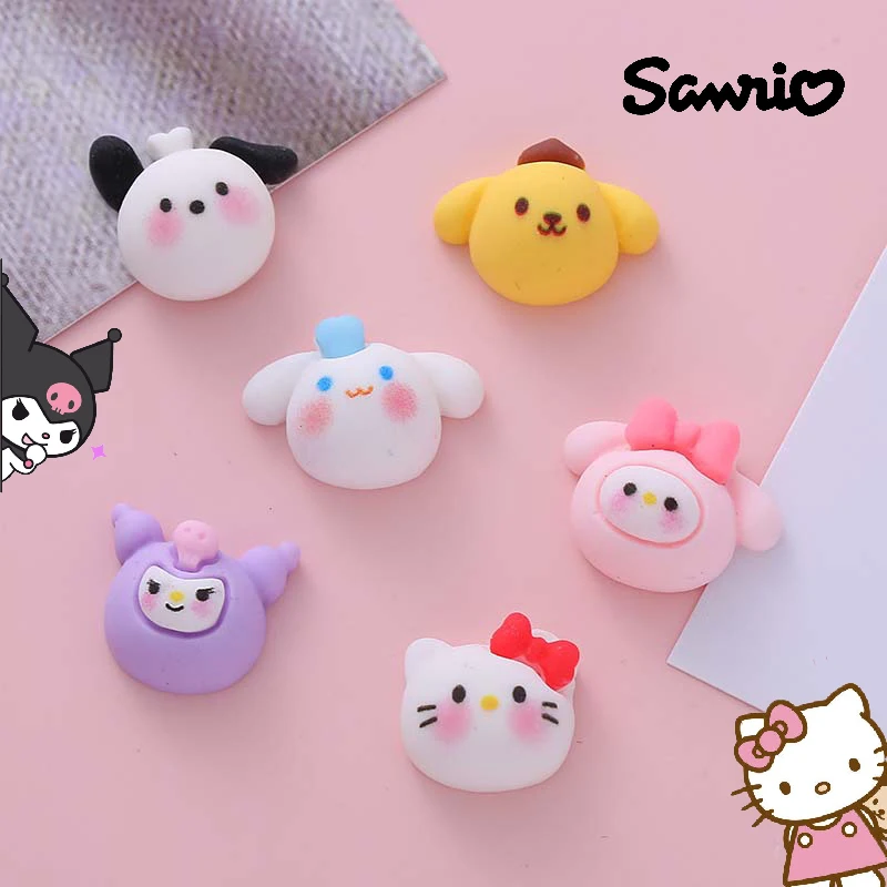

10 шт. новые милые аксессуары для кукол Hello Kitty в стиле каваи, милые аксессуары для девочек в стиле аниме, заколка для телефона, сделай сам, мате...