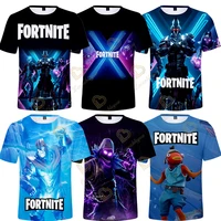 fortnite graphic tshirt cosplay young children clothing for boys baby tops for girls 3 15 years shirts funny kids short sleeve