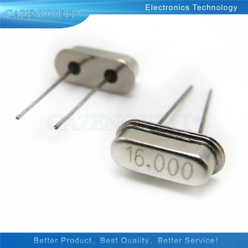 10 шт. / Лот 16,000 МГц 16,000 M 16M 16MHZ 16 MHZ 16M HZ Crystal Oscillator HC-49S Лучшее качество DIP-2 в наличии