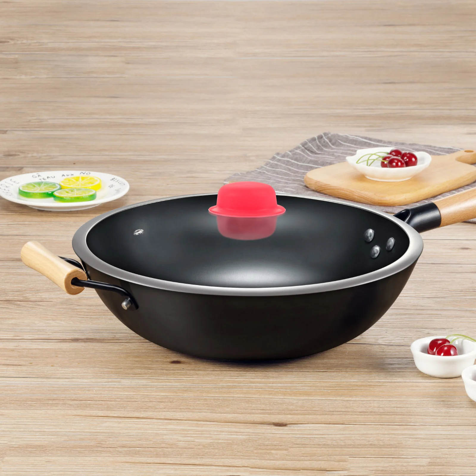 3 шт. силиконовая защита для крышки кастрюли ручка кухонного гаджета колпачки