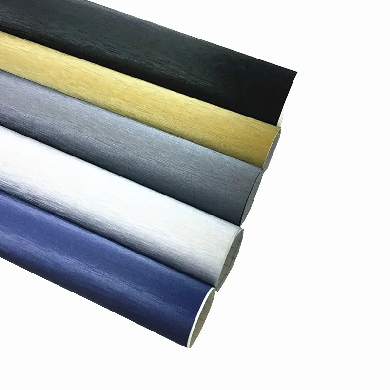 

40*152cm Auto Styling Matt Gebürstet Auto Wrap Vinyl Film Blatt Blase Freies Air Release Motorrad Automobile Auto aufkleber Aufk