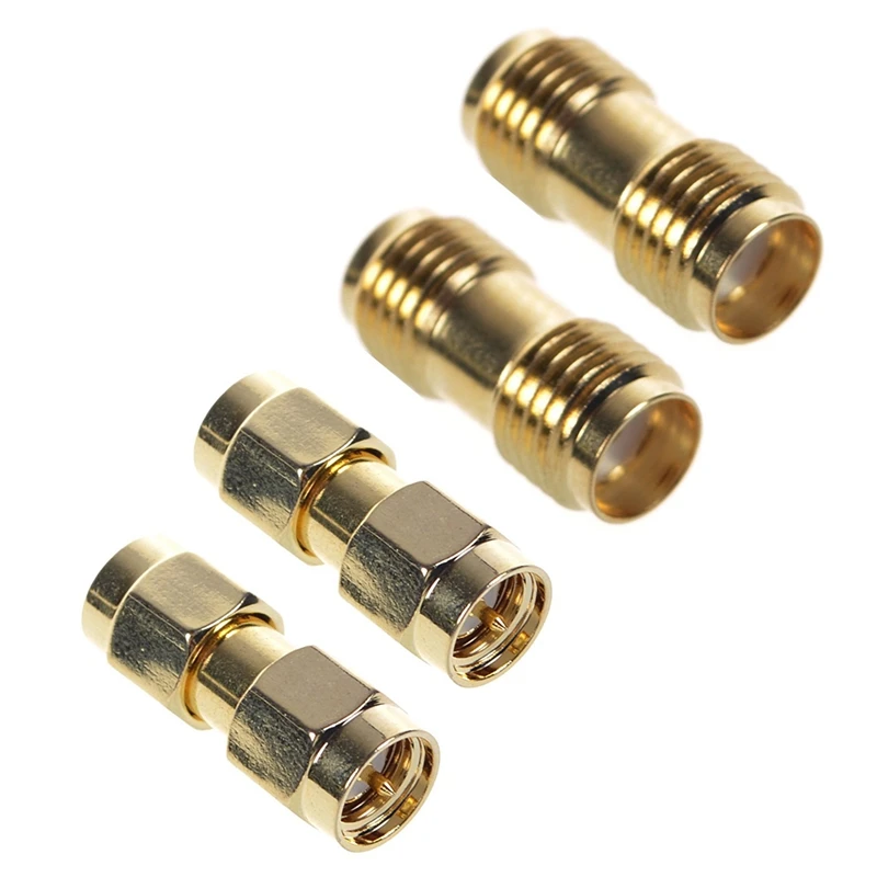 

10 Pcs SMA Male To SMA Male Plug+ 10 Pcs SMA Female To SMA Female Jack RF Coaxial Adapter Connector