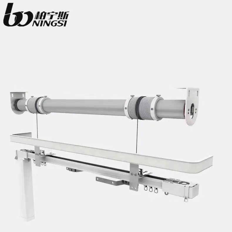 Система штор с дистанционным управлением и трубчатым двигателем