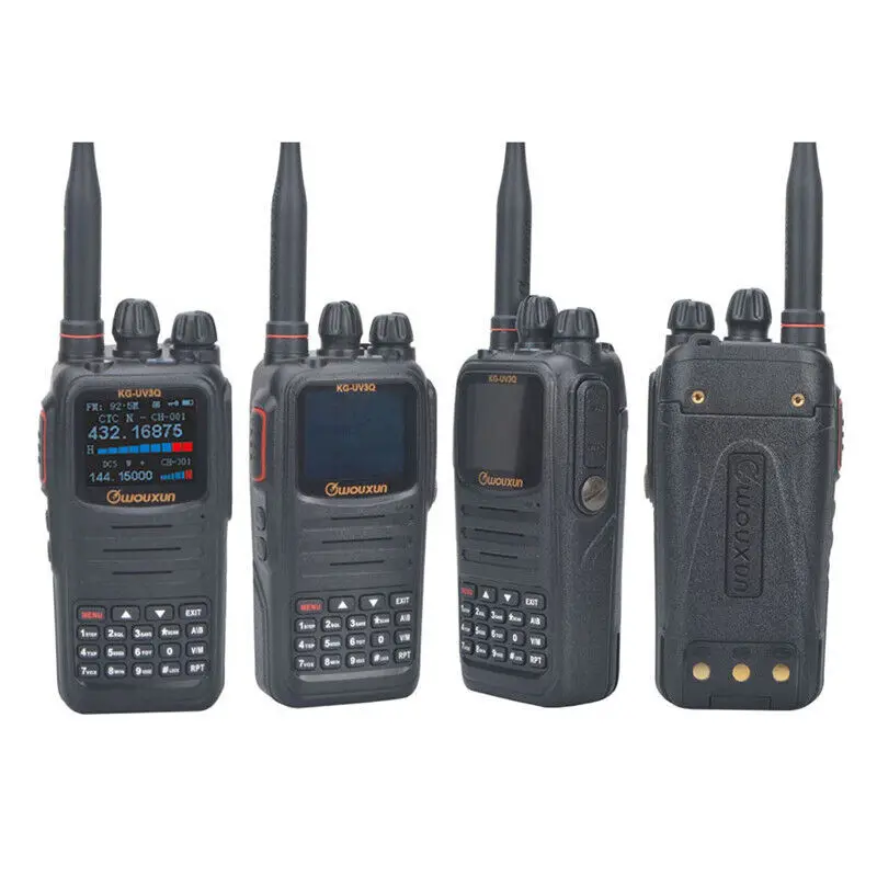 10 шт. оригинальный WouXun KG-UV3Q аналоговый VHF/UHF двухдиапазонный 999CH Вт высокая