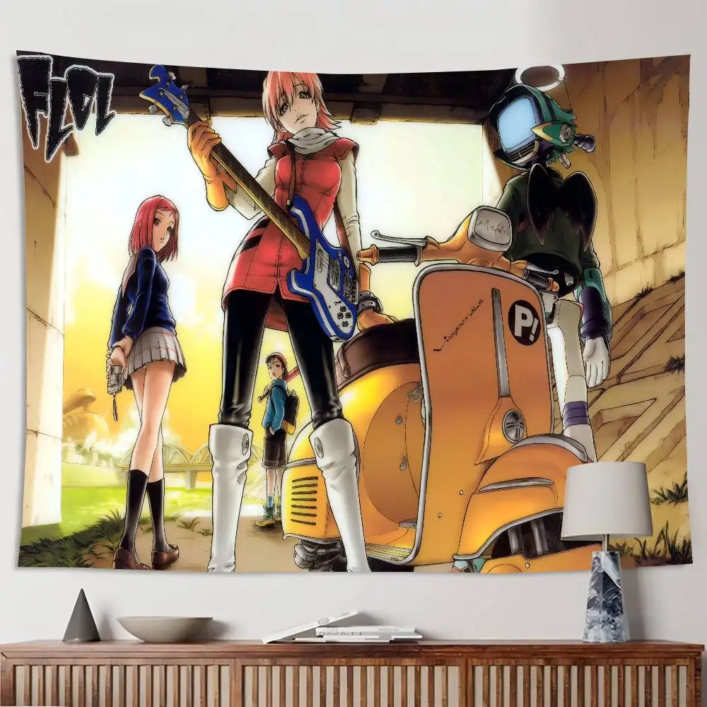 Фото Аниме Flcl фон для фотостудии открытый дом вечерние украшения фото фон занавеска назад падение №3