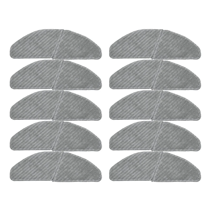 Cleanable Microfiber Mop Cloths Replacement Parts For Midea S8+ M7 Pro Robotic Vacuum Cleaner