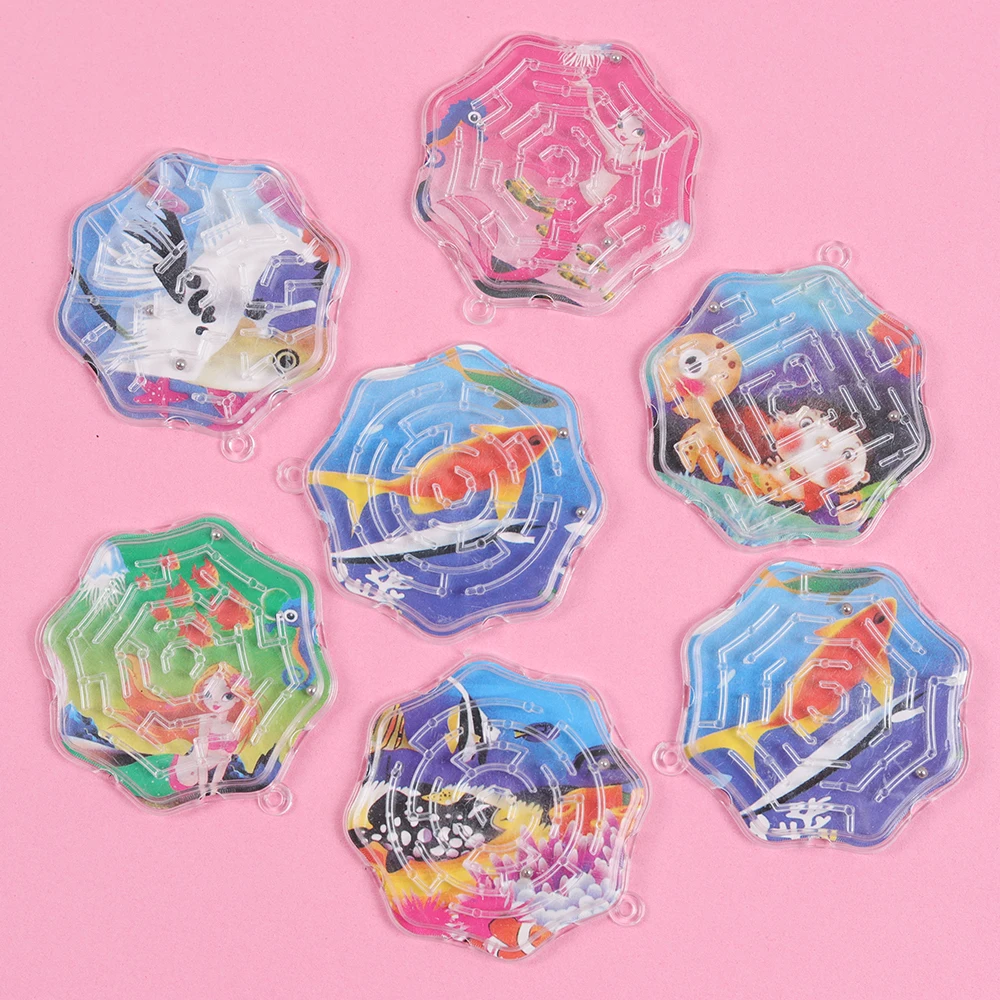 

15Pcs Octagon Puzzle Speed Labyrinth Track Maze Toy For Kids Birthday Party Favors Classroom Rewards Goodie Bag Pinata Filler