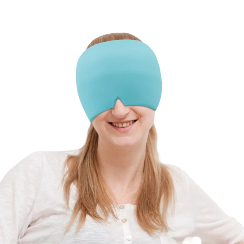 

Cold Therapy Headache Relief Cap Flexible Ice Compress Headache Hat Migraine And Headache Relief Hat Cold Compress Hood