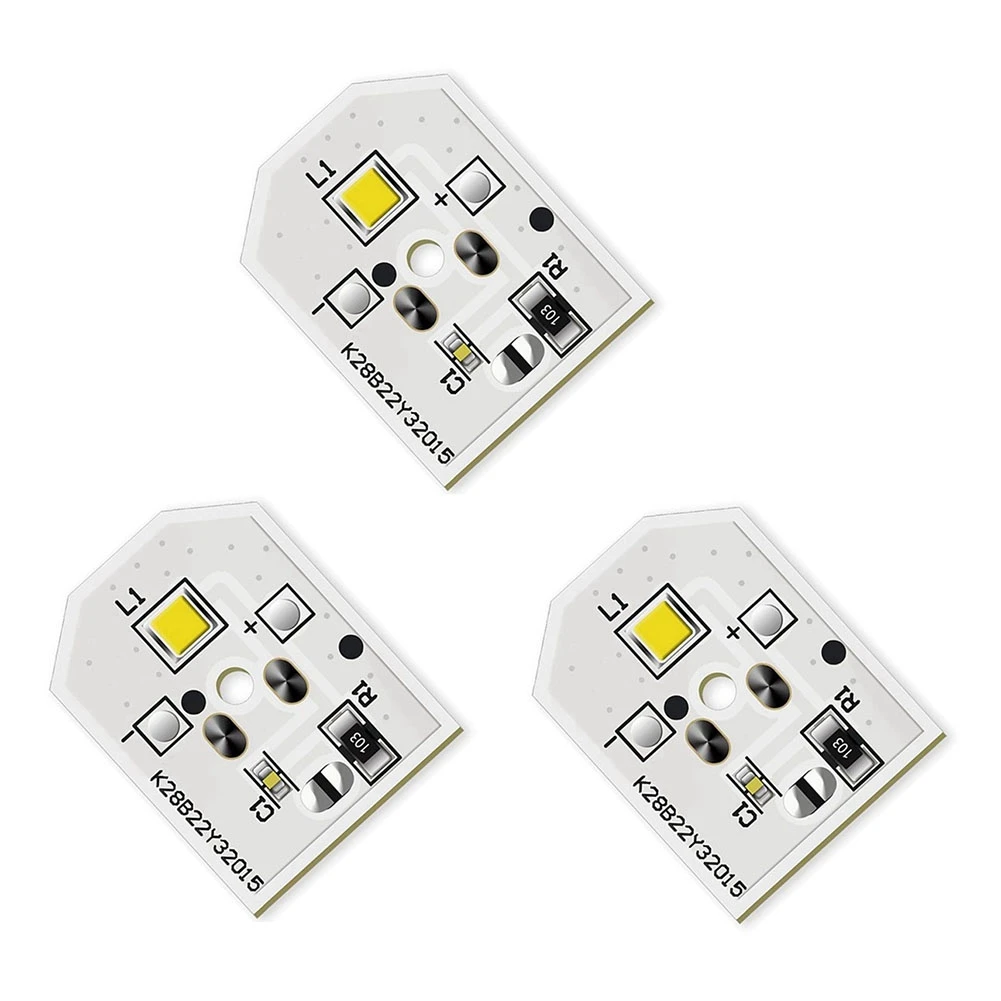 

3PC WR55X11132 Refrigerator Bulb Light Replacement LED Compatible WR55X25754 WR55X26486 WR55X30602 EAP12172918 AP6261806