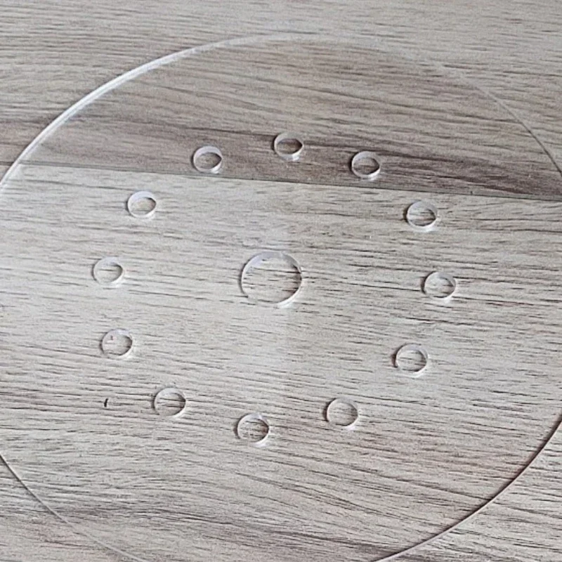 Прозрачные литые акриловые круглые диски качественные листы режущие формы из