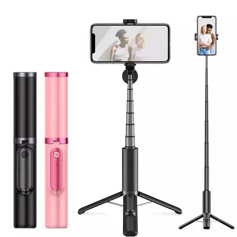 

One-piece Selfie Stick Foldable Portable Tripod Handheld Bluetooth Remote Control Monopod Handheld Selfie Stick 360° Rotation