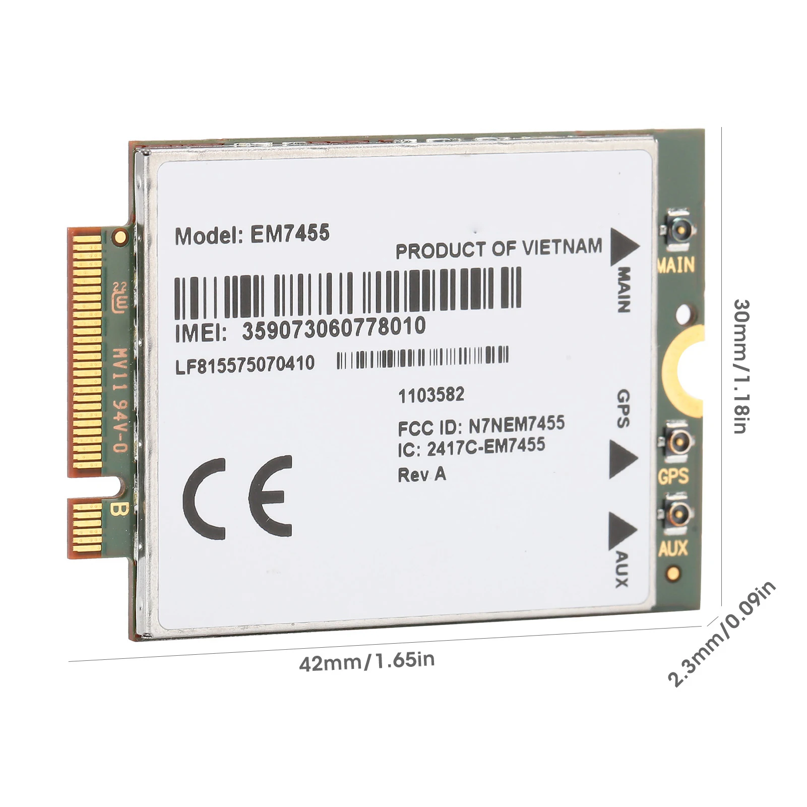 Модуль 4G EM7455 FDDLTE DW5811E Sierra Wireless универсальной версии NGFF M2 |