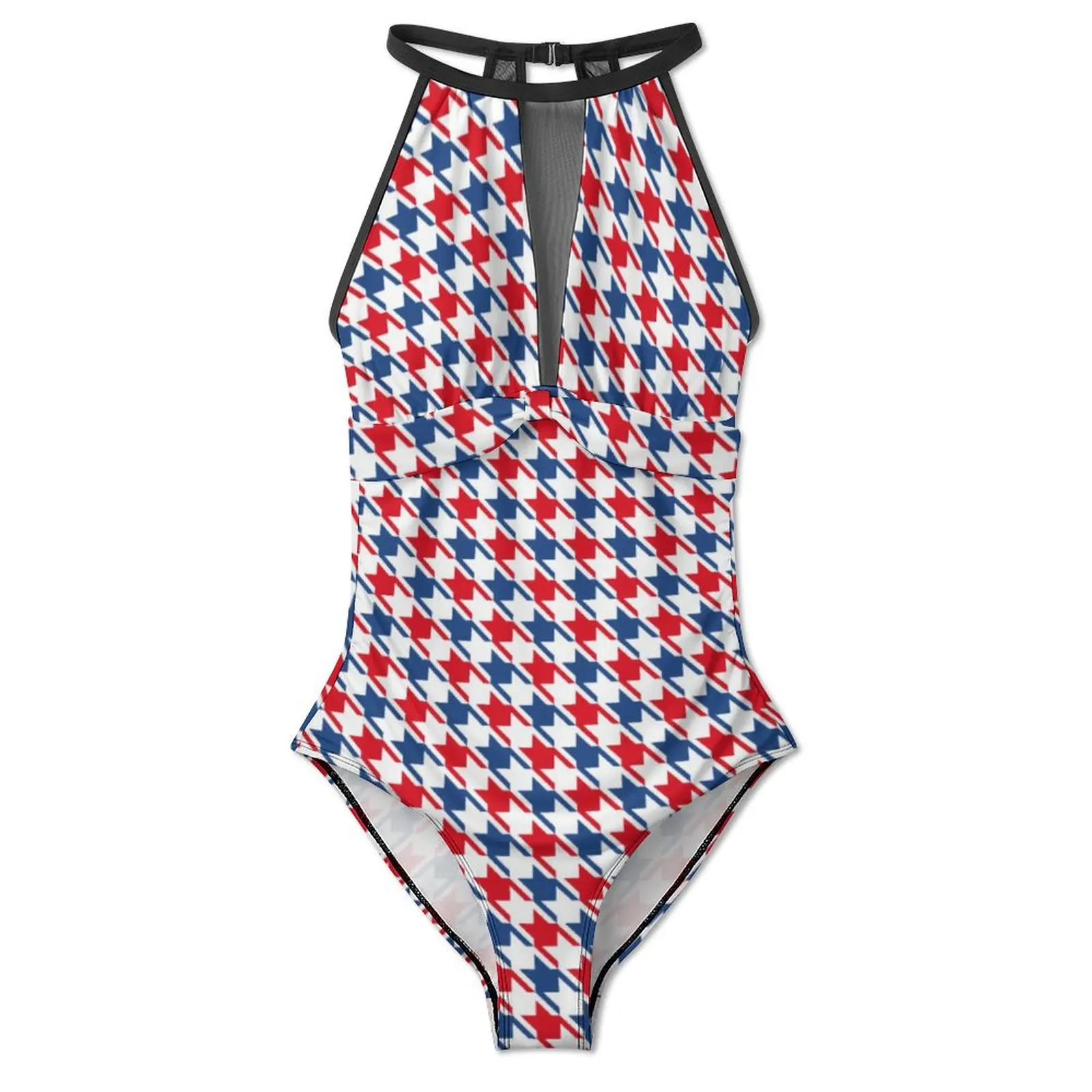 Женский слитный купальник с эффектом пуш-ап