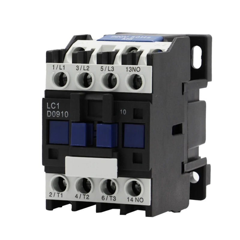 

LC1-D0910 AC Contactor Silver Contact 3P Rail Mounted 1NO.9V 220V 50HZ