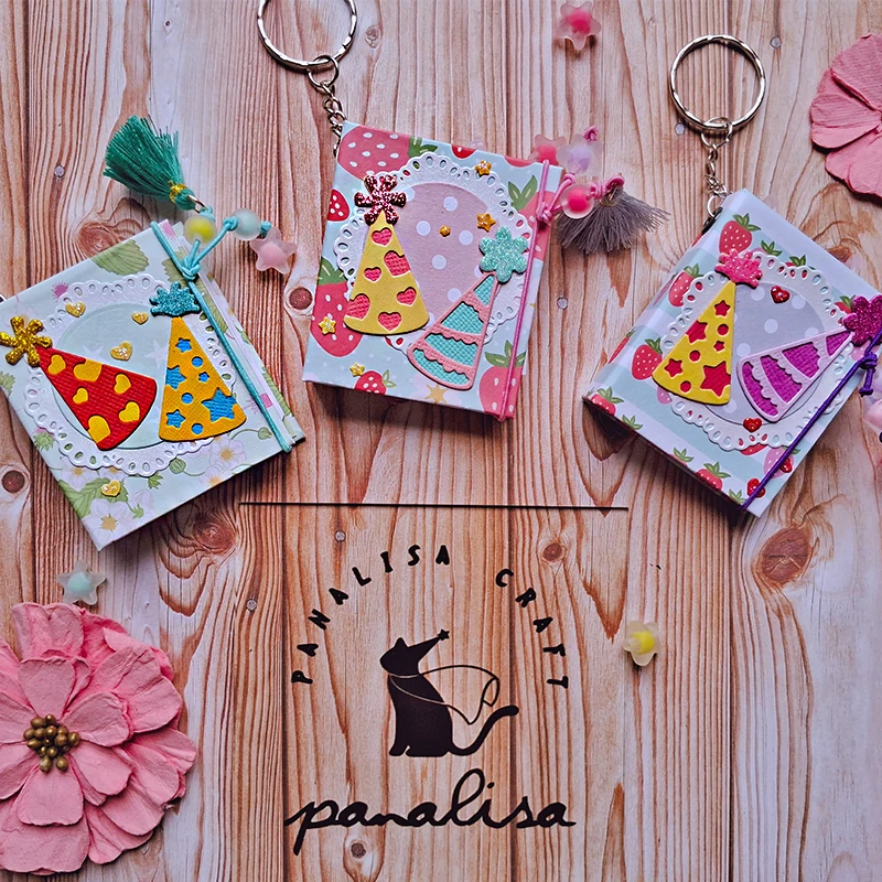 Panalisacraft Cute вечерние Hat вырезанные штампы альбом декоративное тиснение сделай сам