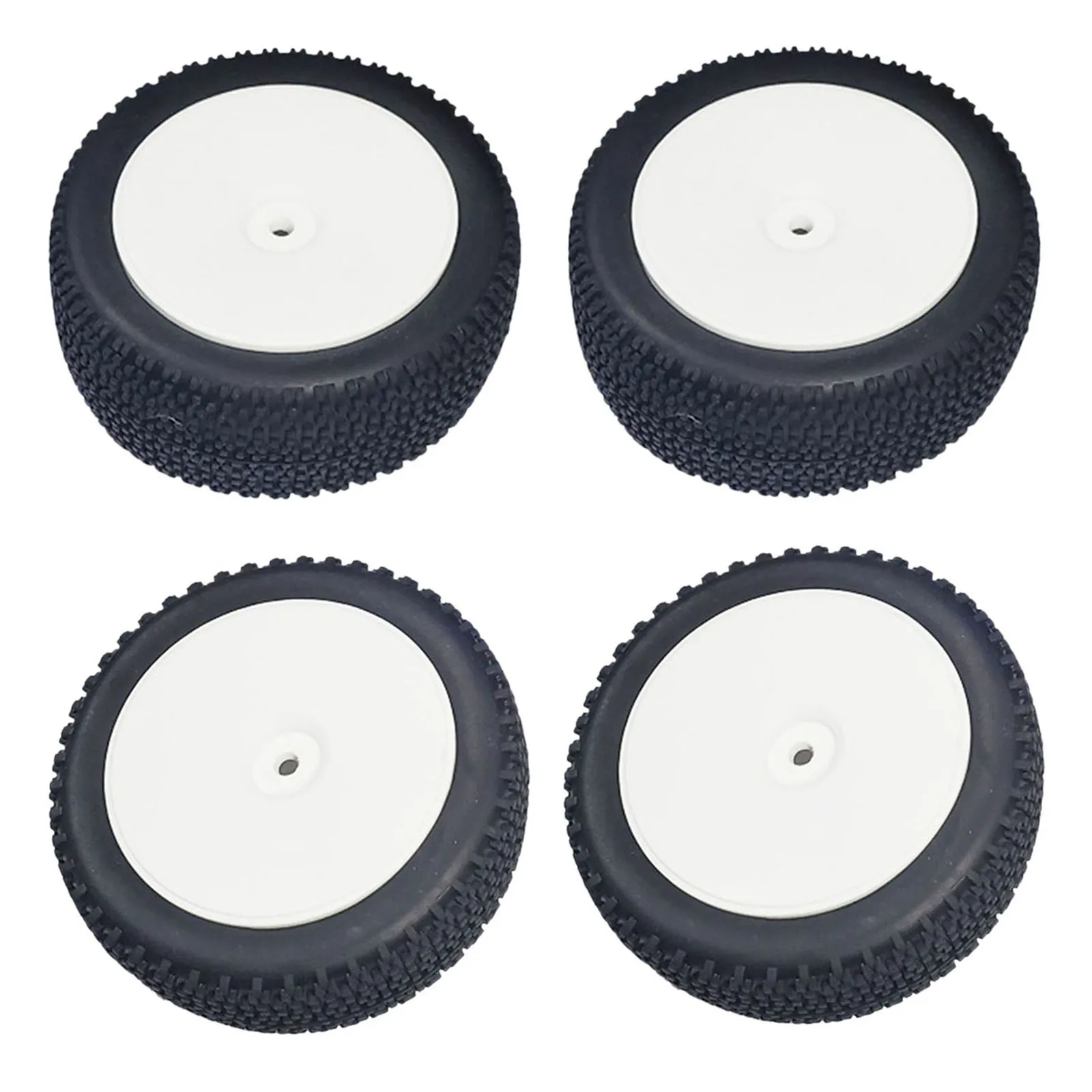 4Pcs Rubber Tires Replacements for Wltoys 144001 124018 LC Racing Emb-1 1/12 1/14 RC Hobby Car DIY Modified images - 6