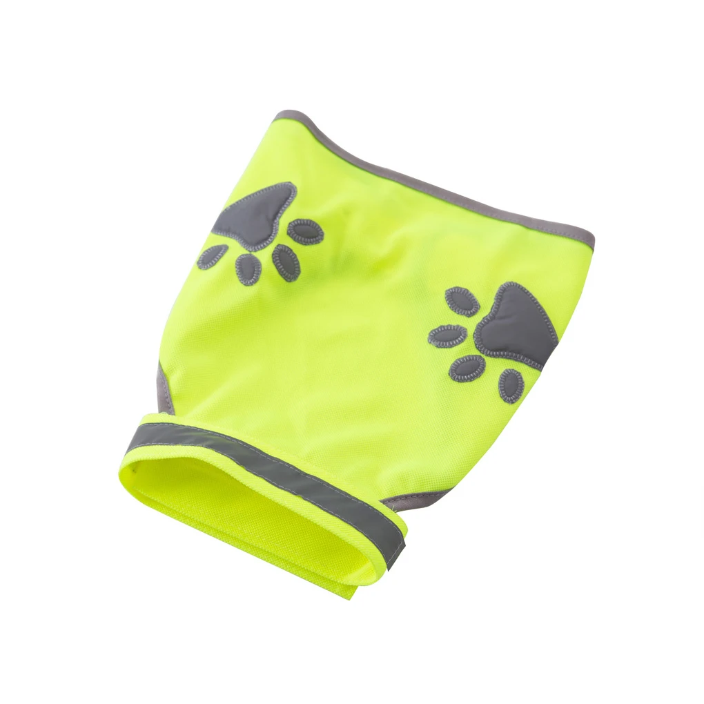 

Светоотражающий Жилет для домашних животных, дышащий флуоресцентный Регулируемый ремень, милый сменный жилет для игры, охоты, бега, зеленый S