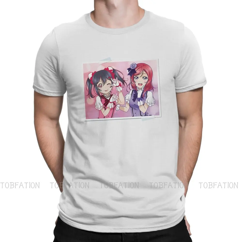 

Nico & Maki (KiRa-KiRa Sensation edit) Love Live! School Idol Project Series Tshirt Top Cotton Men's Clothing Graphic Men Tshirt