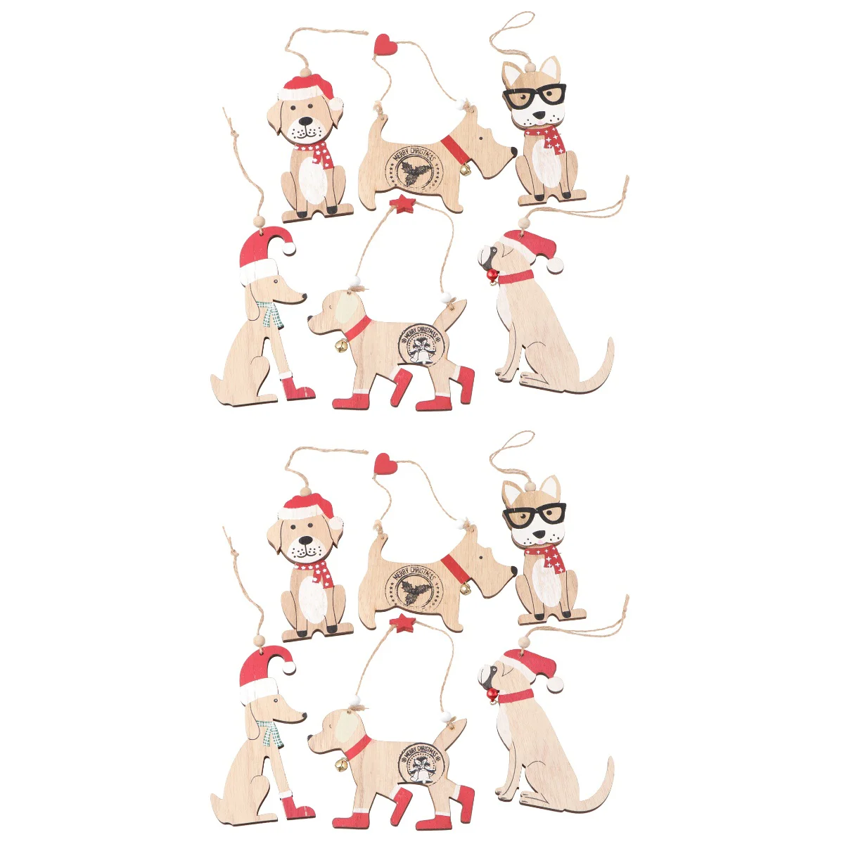 

Christmas Hanging Decoration Tree Wood Wooden Christmas Tree Slices Rustic Wood Sign Blank Wood Slabs Diy Wood Cutouts