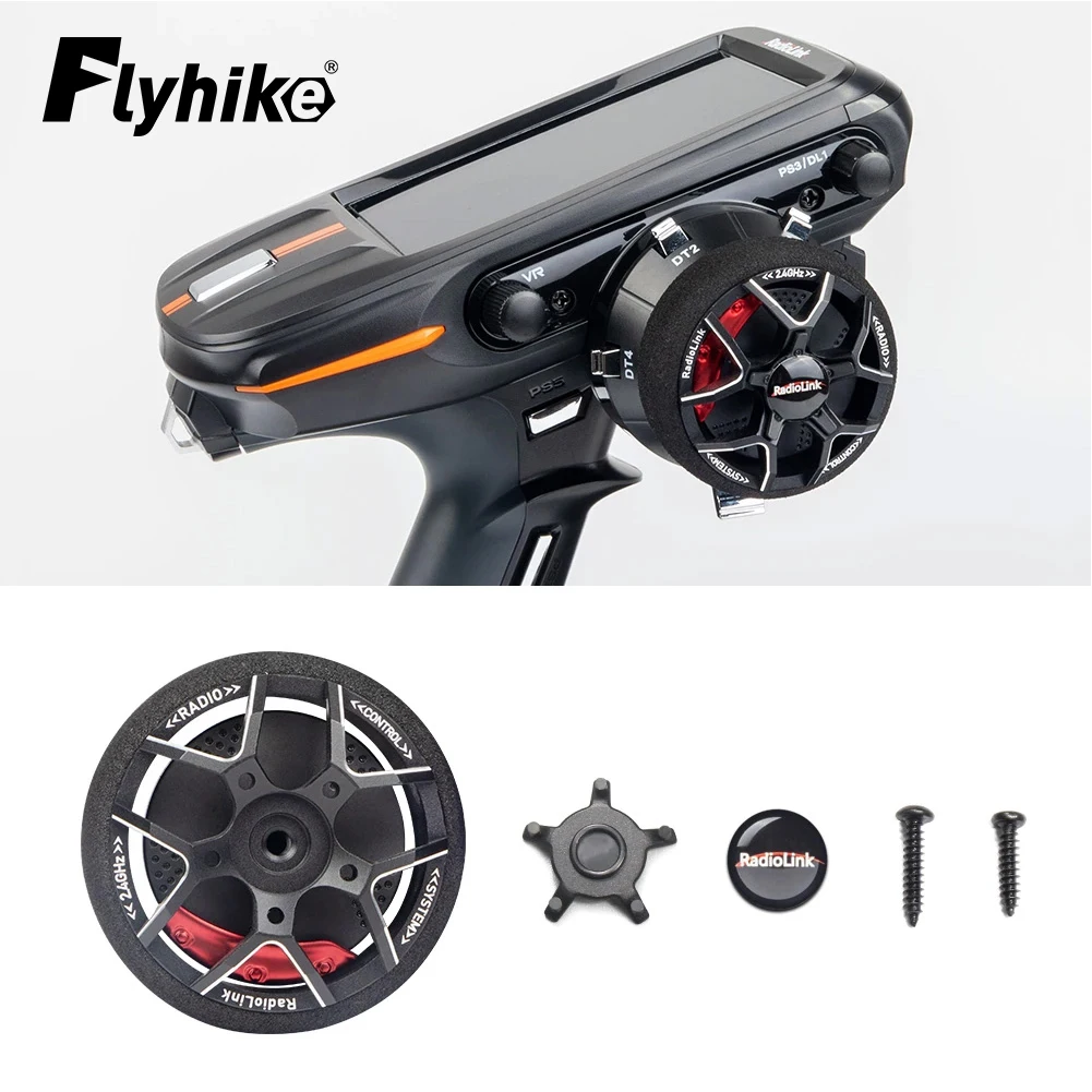 

Radiolink Transmitter Alloy Steering Wheel Car Ship Model Remote Control Metal Handwheel for RC8X RC6GS RC4GS