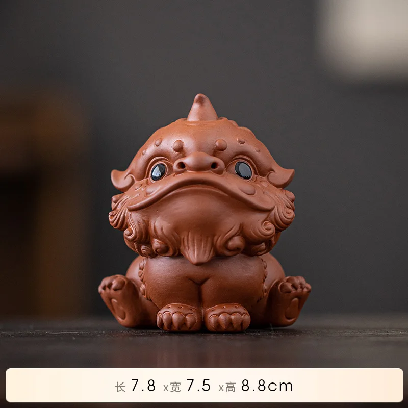 Китайские креативные поделки из фиолетового песка милые украшения для чая Xingshi