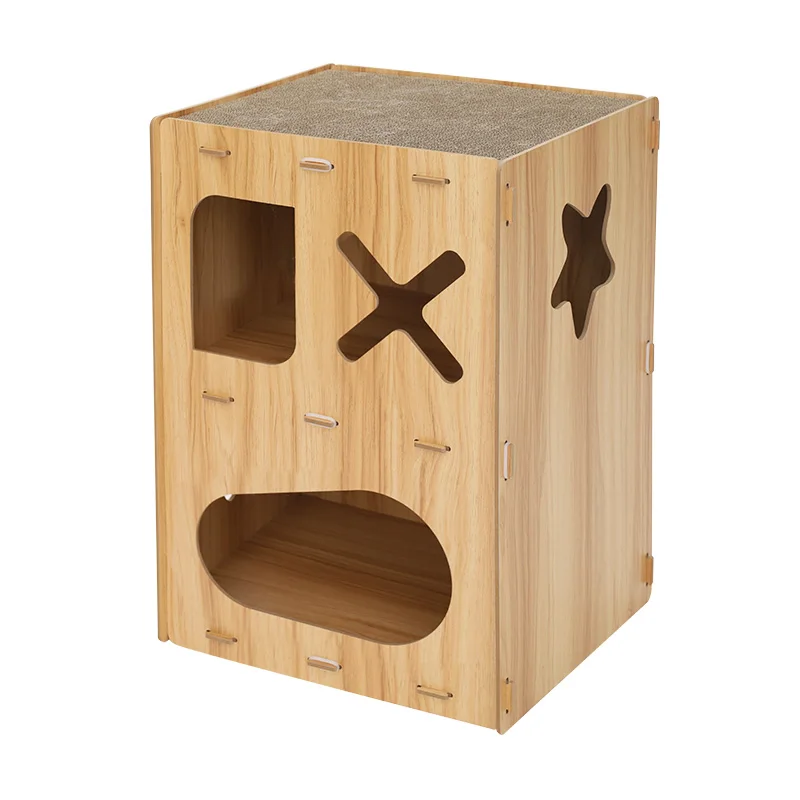 

Wyj домик для кошек всесезонный Универсальный закрытый домик для кошек летние принадлежности для сна для домашних животных