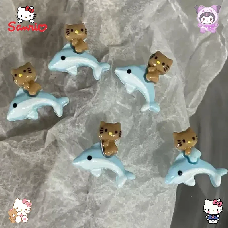 Sanrio Hello Kitty Hawaii Mixed Nail Art Decoration 3D Charm Mini Resin Flatback Children's Birthdays