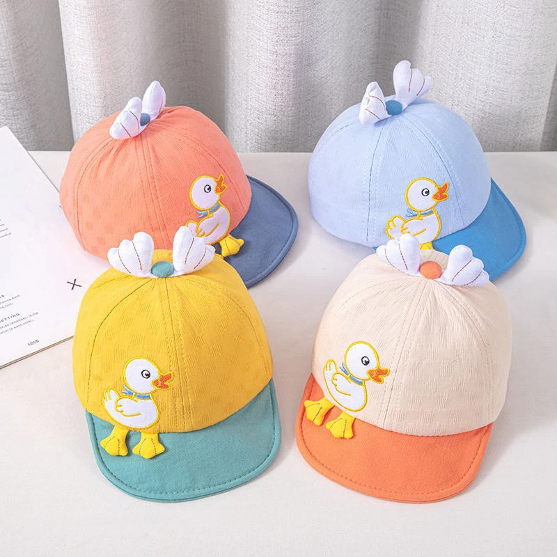 

Children Hat Summer Printing Cap For Boys Baby Bonnet Photography Props Sun Caps Cartoon Kids Hats Girls 6 Months to 2 Years